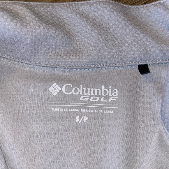 Columbia Light Blue Quarter-Zip Pullover men’s S - Picture 2 of 3